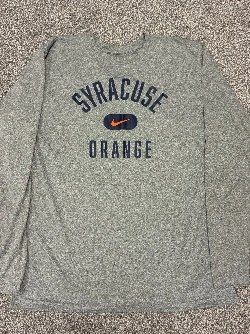 Nike Syracuse Dri-Fit Long Sleeve Tee, Size XL (Tall)